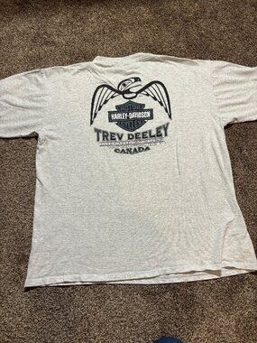 Harley-Davidson Trev Deeley Vancouver BC Graphic T-Shirt - Gray